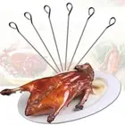20pcs 20/25/30cm Stainless Steel Barbecue Skewer BBQ Skewers Hanging furnace