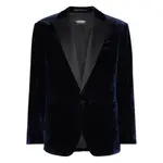 [Dsquared2] Dsquared2 Velvet Blazer 48 IT BLUE