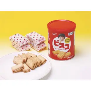 日本 固力果 乳酸菌夾心餅乾保存罐 30枚/罐~現貨