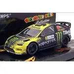 稀有MINICHAMPS 1/43 FORD FOCUS RS WRC BETA 羅西ROSSI 蒙扎拉力賽 2009