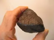 253 GRAM NWA ORDINARY CHONDRITE H 6 METEORITE SUPER FUSION CRUST DENSE & PERFECT