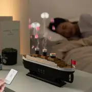 Titanic Ship Model Air Humidifier Home 250ml Remote Control Essential Oil Jellyf
