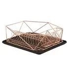 Geode Deluxe Dish Drying Rack with Drain Board | Cutlery Basket | Utensil Hol...