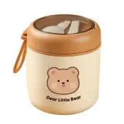 Stainless Steel Kitchen Tableware Cute Bear for Hot Or Cold Food (Soup Cup)