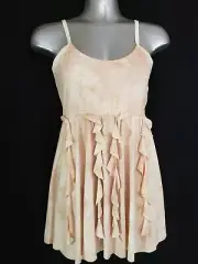 CURTAIN CALL NEW Camisole Lyrical Biketrad Ivory Softest Fabric Adult or Child