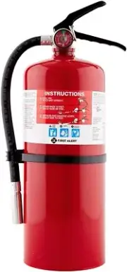 Heavy-Duty Rechargeable Fire Extinguisher with Mounting Bracket - 4-A:60-B:C