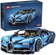 LEGO Technic Bugatti Chiron 42083 Race Car Building Kit and Engineering Toy, Adult Collectible Sports Car with Scale Model Engine