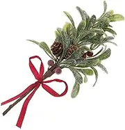 MOTHNUR Christmas Swag Xmas Decor Fake Swag Mistletoe Christmas Picks Artificial Mistletoe Branch Artificial Mistletoe Pick Fake Pick Fake Mistletoe Branch Xmas Swag Christmas Mistletoe
