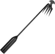 Steel Garden Weeder Rooting Loose Soil Rake Ergonomic with Manual Grass for Garden Handle Tool Weeding Garden for Hoe Puller Weeding Gardening Gardening 54 Weeds,Weeding Puller stirr