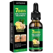 JAYSUING 30ml Ginger Extract Nail Fungus Treatment Nourishing Liquid for Hand Foot Nails, zjxhy809cy
