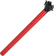 X AUTOHAUX 1 Pc Universal Bike Seat Posts Adjustable Angle 28.6x400mm Bike Saddle Post Seat Tube Red Aluminum Alloy