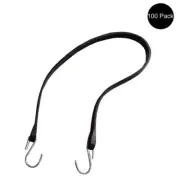 100 31" Natural Rubber HD Tarp Straps Flatbed Truck Trailer Tie Down Bungee
