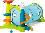 LITTLE TIKES Learn & Play 2-in-1 Activity Tunnel with Ball Drop Game, Windows, Silly Sounds, Music, Accessories, Collapsible for Easy Storage- Toy for Boys Girls Age 1+
