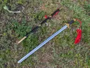 Spark Foam Jian Sword And Plastic Scabbard