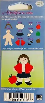 EKSuccess MINI PaperKins Paper Dolls - A+ Abby - PKMS011 - NEW