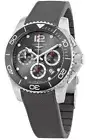 Longines HydroConquest Automatic Chrono Grey Rubber Divers Mens Watch L37834769