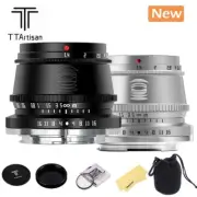 TTArtisan 35mm F1.4 APS-C Frame MF Lens For Fuji Sony Canon Nikon L Mount M43