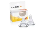 Medela Spare Teats Medium Flow 2 Pack