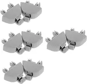 SOLUSTRE 4sets Auto Sun Visor Holder Clip Sturdy Sun Visor Retainer for Car User-Friendly Organizer Accessory 2pcs*4