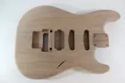 Walnut HSS guitar body - fits Fender Strat Stratocaster neck Floyd Rose J1643