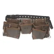 IRWIN 11 Pocket Split Leather Tool Belt