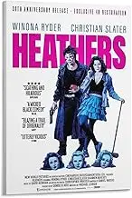 Heathers Wall Art Poster Movie Poster Posters For Room 24x36 Poster Frame Custom Poster Canvas Art Poster And Wall Art Picture Print Modern Family Bedroom Decor Posters 16x24inch(40x60cm)