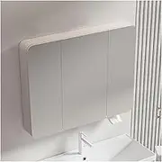 Bathroom Cabinets with Mirror, Wall Mounted Storage Cupboard with Mirror, Bathroom Mirror with Storage, Space Aluminum Mirror Cabinet(39.3in)
