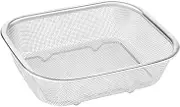 ASAKKURA 1pc Oil Filter Basket No Square Basket Cooking Fryer Basket Over Sink Strainer Mini Fryer Mini Deep Fryer Fruit Strainer Frying Basket Stainless Strainer Frying Net Stainless Steel