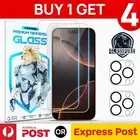 [2+2] Tempered Glass Screen Camera Protector Fr iPhone 16 15 14 13 12 11 Pro Max