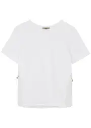 Herno Panelled Cotton T-shirt - White - 42 (UK10 / S) 42 (UK10 / S)