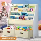 Oikiture Kids Bookshelf Bookcase Children Toys Storage Shelf Rack DIY Organiser