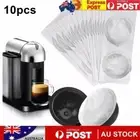 10/20 PCS Aluminum Foils Lids Solid Disposible for Nespresso Vertuo Coffee Maker