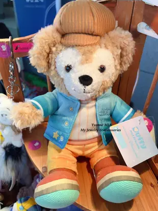 Yvonne MJA 香港迪士尼Disney 樂園限定正品 Duffy 達菲熊 ＳＳ號 絨毛娃娃 (10折)