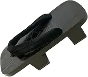 [Wzmzjy] Japanese Wooden Clogs for Women Men Flip Flops Summer Daily Non-Slip Cosplay Shoes Performance Slippers