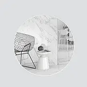 Round Mirror for Bedroom,Wall Mirror with Aluminum Frame,Waterproof and Moisture-Proof Bathroom Mirror,Vanity Mirror HD,countertop Mirror,Black/White/Gold, (Color : White, Size : 60cm)