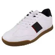 Mens Ben Sherman 'Legend' White Synthetic Lace Up Trainers
