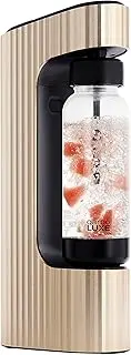 Twenty39 qarbo LUXE Premium Sparkling Water Maker Machine - Soda Beverage Carbonator for Home, Seltzer & Carbonated Beverage Dispenser, Water Carbonation Fizz Maker (Tuscan Gold)
