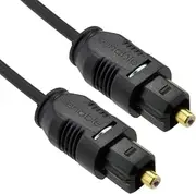 kenable TOS Link TOSLink Optical Digital Audio Cable 2.2mm Lead 0.3m (~1 Foot)