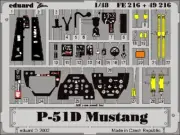 1/48 Eduard #FE216 P-51D Mustang Zoom Details for Tamiya