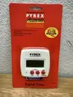 Pyrex Digital Timer 1998 White Model 16453 Original Package Vintage NOS Sealed