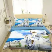 3D White House ZHUA1784 Bed Pillowcases Quilt Duvet Cover Set Queen King Zoe