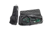 Odyssey Monogram Black Wheeled Airline Luggage Bike Bag