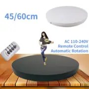 360° Display Rechargeable 45/60cm Show Holder Electric Turntable Stand 80KG New