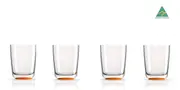 4 x Marc Newson Tritan® Non-slip Forever Unbreakable Highball 425ml - Cadmium Orange
