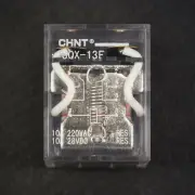 NEW 8 Pin Blade Square Base 24VAC Relay DPDT General Purpose Plug In Ice Cube
