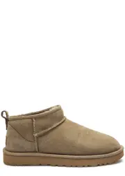 Ugg Classic Ultra Mini Suede Ankle Boots - Beige - S8 (IT39 / UK6) S8 (IT39 / UK6)