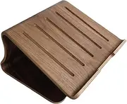 Wood Laptop Stand for Desk Laptop Holder Sturdy Antislip Computer Stand Laptop Riser Holder for Kitchen Living Room Household, Brown