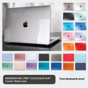 MacBook Hard Case + Keyboard Cover For Apple Air 11" 13" 12" Pro 13" 16" inch