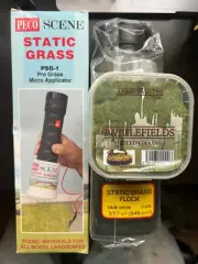 Static Grass Applicator with flock