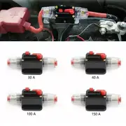 12V Breaker Inline 30A-150A Circuit Stereo AMP Fuse For Car Audio Marine Kits